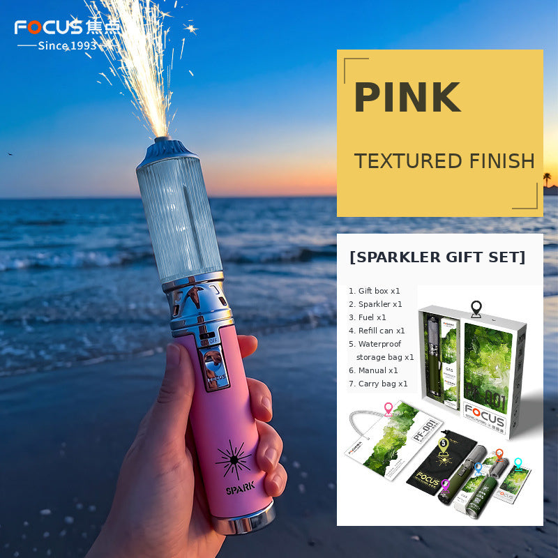 Handheld Spark Effect Wand – Portable Fire Sparkler Torch for Weddings, Parties, Festivals & Photography