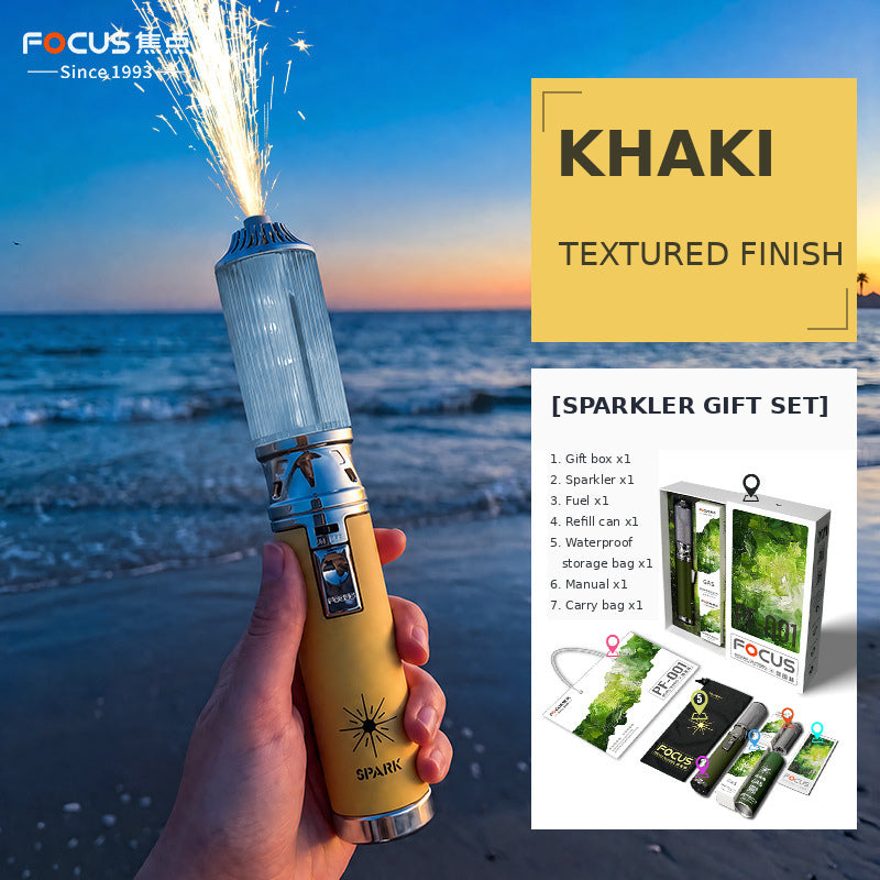 Handheld Spark Effect Wand – Portable Fire Sparkler Torch for Weddings, Parties, Festivals & Photography