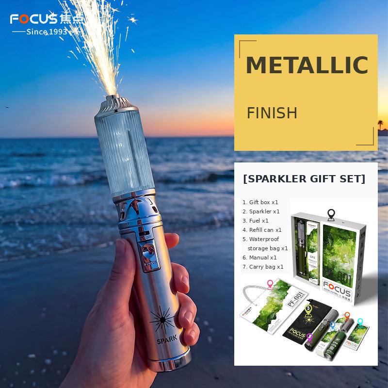 Handheld Spark Effect Wand – Portable Fire Sparkler Torch for Weddings, Parties, Festivals & Photography