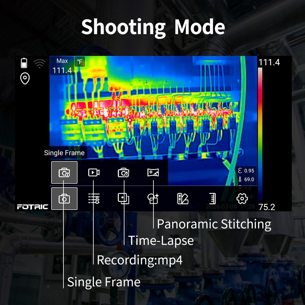 Ti4 Thermal Imaging Camera, 320x240 IR Resolution, 5" Touchscreen